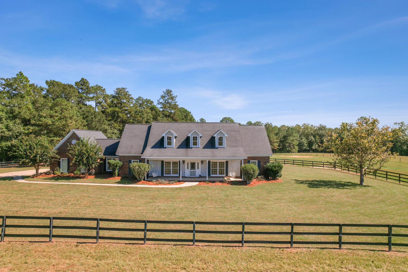 Front view of the 5-bedroom home