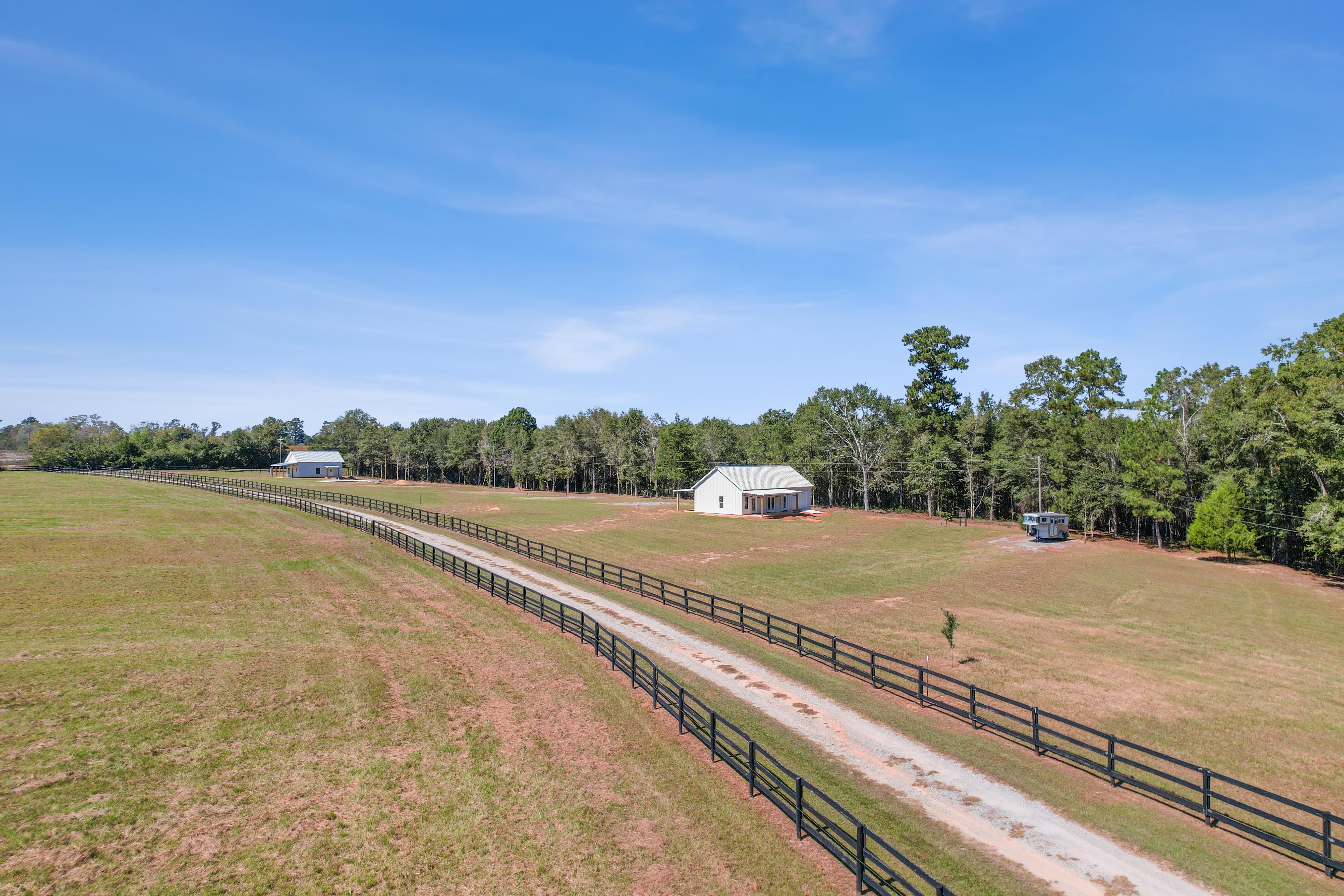 Two exteriorly completed cottages on the property